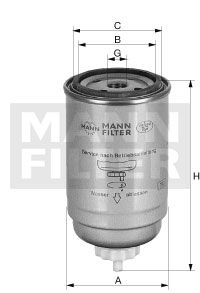 MANN-FILTER Polttoainesuodatin WK 965