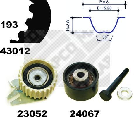 MAPCO Hammashihnasarja 23012