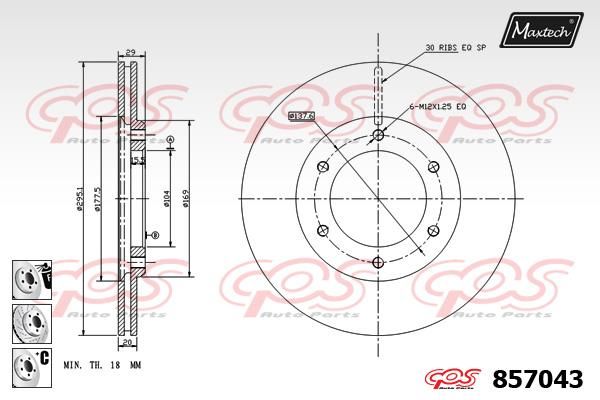 MAXTECH Jarrulevy 857043.6880