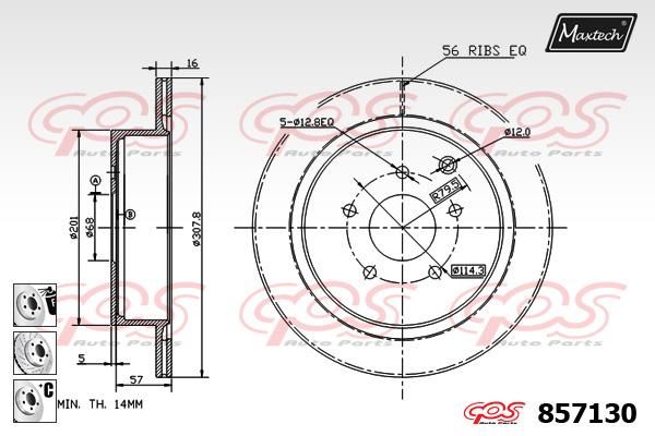 MAXTECH Jarrulevy 857130.6880