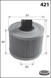 MECAFILTER Ilmansuodatin EL9201