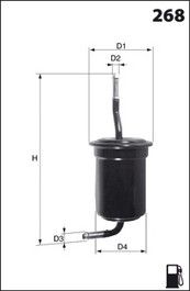 MECAFILTER Polttoainesuodatin ELE6009