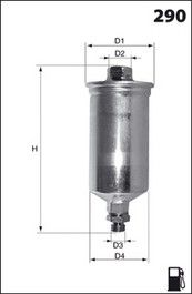 MECAFILTER Polttoainesuodatin ELE6096