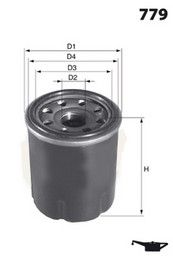 MECAFILTER Öljynsuodatin ELH4460