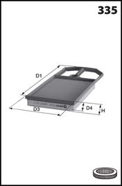 MECAFILTER Ilmansuodatin ELP9079