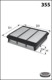 MECAFILTER Ilmansuodatin ELP9212