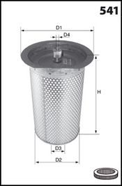 MECAFILTER Ilmansuodatin FA3158