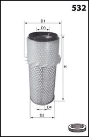 MECAFILTER Ilmansuodatin FA3268