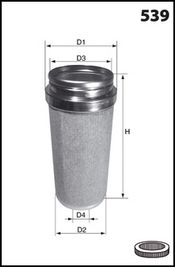 MECAFILTER Toisioilmasuodatin FA3505