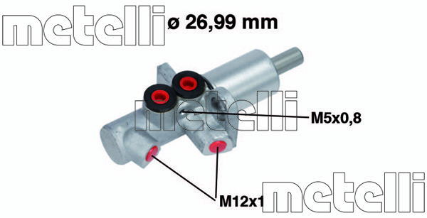 METELLI Jarrupääsylinteri 05-0733