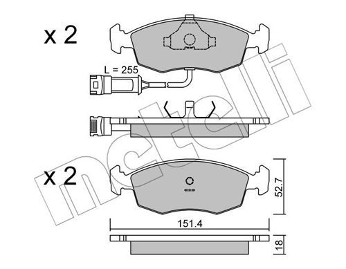 METELLI Jarrupala, levyjarru 22-0094-0