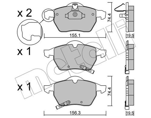 METELLI Jarrupala, levyjarru 22-0118-2