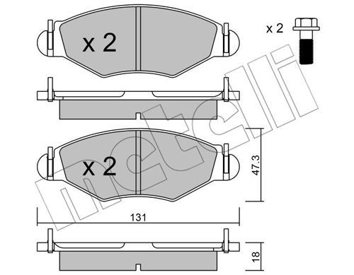 METELLI Jarrupala, levyjarru 22-0254-1