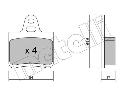 METELLI Jarrupala, levyjarru 22-0284-0