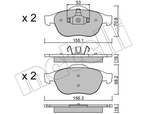 METELLI Jarrupala, levyjarru 22-0336-0