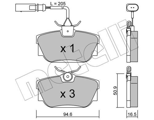 METELLI Jarrupala, levyjarru 22-0346-1