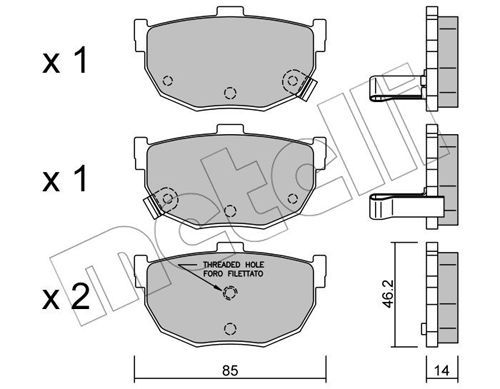 METELLI Jarrupala, levyjarru 22-0362-1