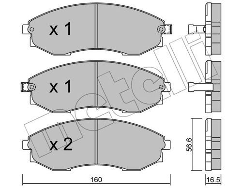 METELLI Jarrupala, levyjarru 22-0517-0