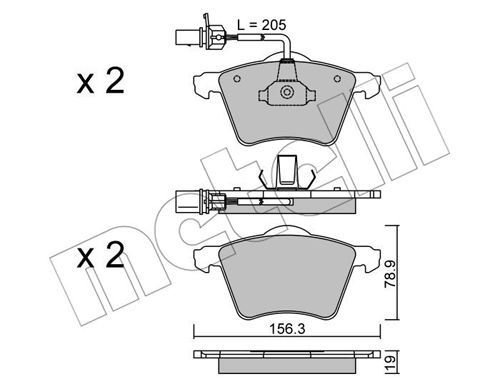 METELLI Jarrupala, levyjarru 22-0550-1