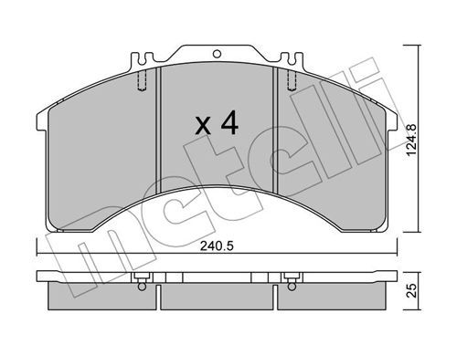 METELLI Jarrupala, levyjarru 22-0581-0