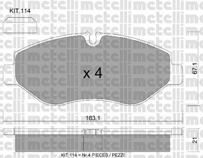 METELLI Jarrupala, levyjarru 22-0671-2