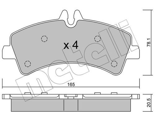 METELLI Jarrupala, levyjarru 22-0674-0