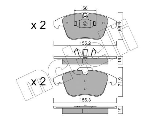 METELLI Jarrupala, levyjarru 22-0675-4