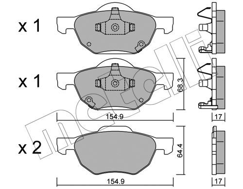 METELLI Jarrupala, levyjarru 22-0730-0