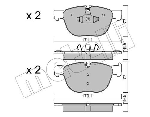 METELLI Jarrupala, levyjarru 22-0770-0