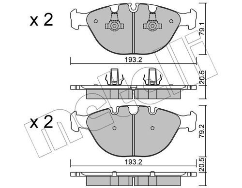 METELLI Jarrupala, levyjarru 22-0771-0