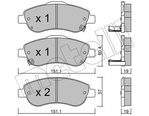 METELLI Jarrupala, levyjarru 22-0789-0