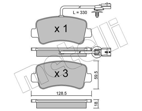 METELLI Jarrupala, levyjarru 22-0899-0