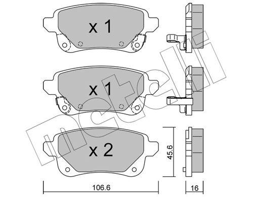 METELLI Jarrupala, levyjarru 22-1112-1