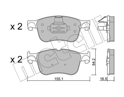 METELLI Jarrupala, levyjarru 22-1205-1