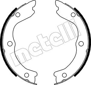 METELLI Jarrukenkäsarja, seisontajarru 53-0293