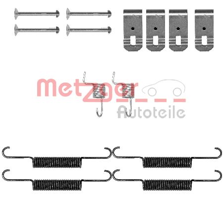 METZGER Tarvikesarja, seisontajarru 105-0895