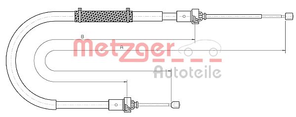 METZGER Vaijeri, seisontajarru 10.6895