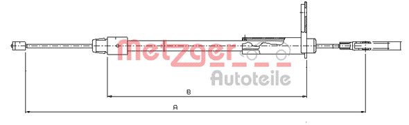 METZGER Vaijeri, seisontajarru 10.9326