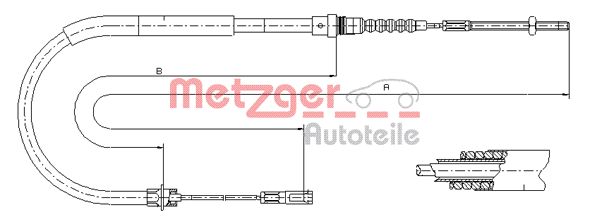 METZGER Vaijeri, seisontajarru 11.6025