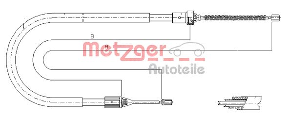 METZGER Vaijeri, seisontajarru 11.6584