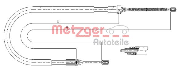 METZGER Vaijeri, seisontajarru 11.6585