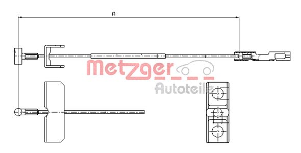 METZGER Vaijeri, seisontajarru 11.6802