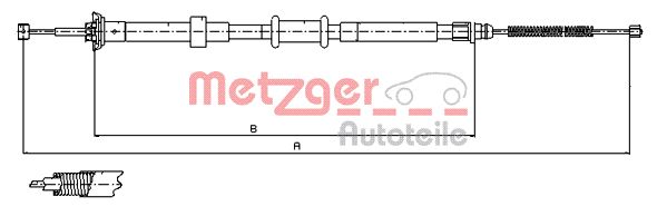 METZGER Vaijeri, seisontajarru 12.0765