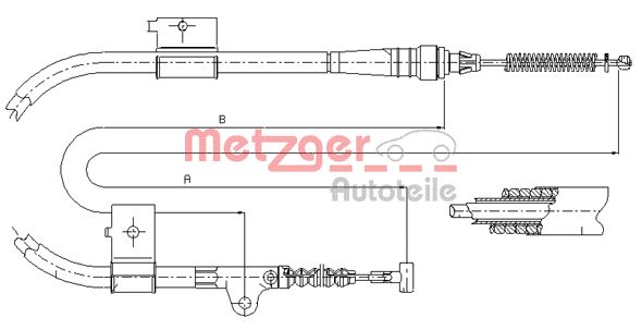 METZGER Vaijeri, seisontajarru 17.0332