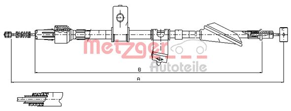 METZGER Vaijeri, seisontajarru 17.5035