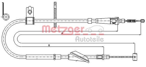 METZGER Vaijeri, seisontajarru 17.5045