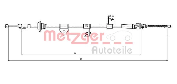 METZGER Vaijeri, seisontajarru 17.6026