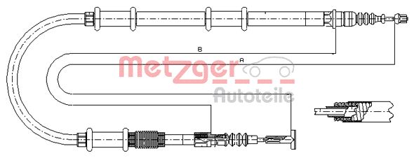 METZGER Vaijeri, seisontajarru 491.21