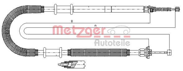 METZGER Vaijeri, seisontajarru 641.12