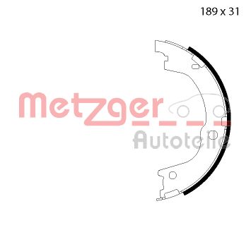 METZGER Jarrukenkäsarja, seisontajarru MG 127